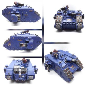 Ultramarines Land Raider Redeemer by edtomato2