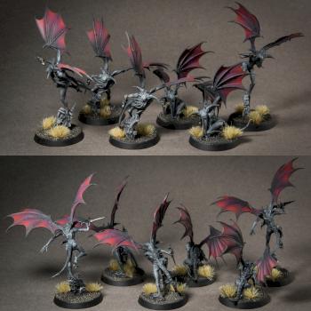 Warhammer Warcry Chaos Furies by Green_Brush