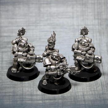 Space Marines Legion of Damned Legionnaires with heavy weapons x 3 by belgun
