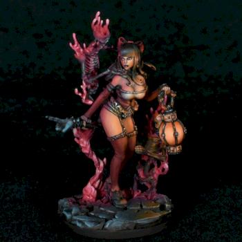 Kingdom Death Necromancer Variant Pin Up by rzaba