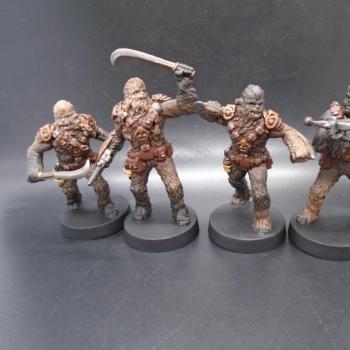 Star Wars Legion Painted Rebels Wookiee Warriors Unit Expansion 1 by w013ejb