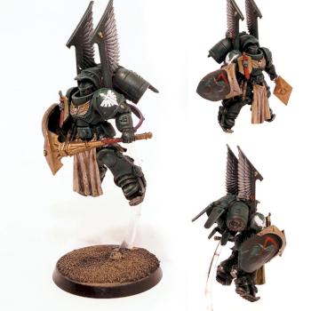 Dark Angels Converted Chapter Master w/ Jump Pack by Grim Factorum