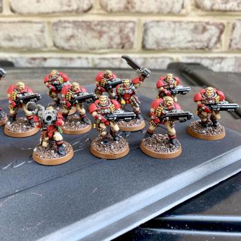 Space Marine Blood Angel Scouts by 03mark87