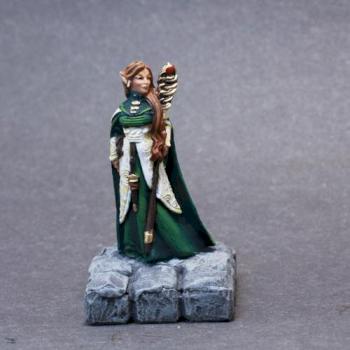Reaper Black Bones Anthanelle, Female Elf Wizard by superbug983