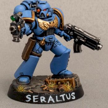 Space Marine Heroes - Ultramarine by mickdlee
