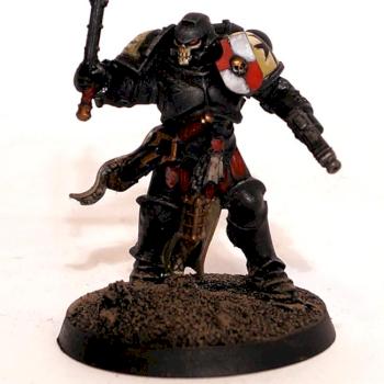 Black Templars Primaris Chaplain by Grim Factorum