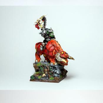Orc Boss on Bull Converted by belgun
