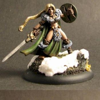 Female Viking Warrior by Pentrago