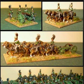 15mm  Napolionic Russian Artillery by Aftermath15mm