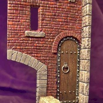 Castle gate (54mm scale) by LLminiats