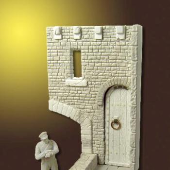 Castle gate in 54mm scale by LLminiats