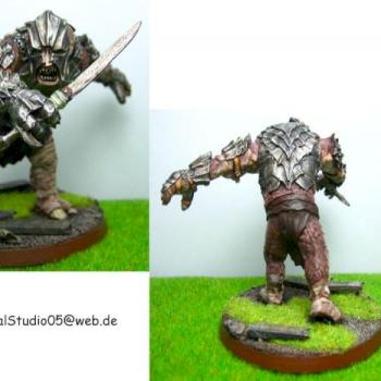 Troll Chieftain by HobbyMaler