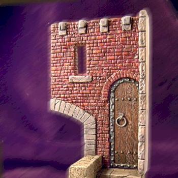 Castle gate (54mm scale) by LLminiats