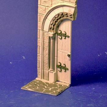 Church door in 54mm by LLminiats