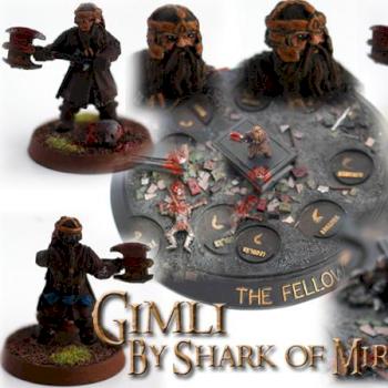 Gimli on Balins tomb by Shark of Mirkwood