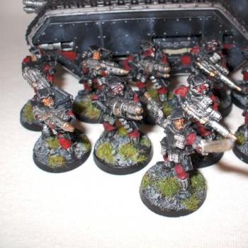 Warhammer 40K Inquisitor Storm Troopers w/Chimera by TheAvian