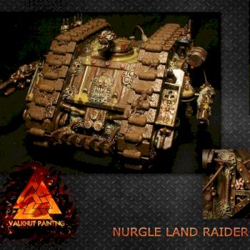 Nurgle Land Raider by Valknut Painting