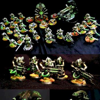 Small necron army by Tryzna