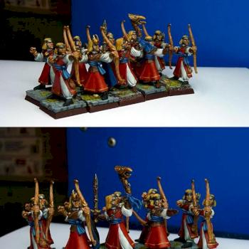 hight elf  archers by EjercitoElfo