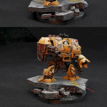 Imperial Fists Dreadnought Venerable by TheArmyMaker