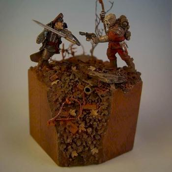 Commissar Forgeworld Chaos Enforcer Duel by greeble