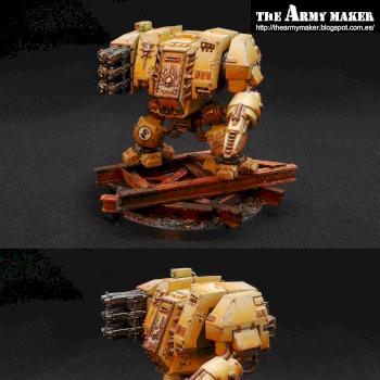 Imperial Fists ironclad dreadnought by TheArmyMaker