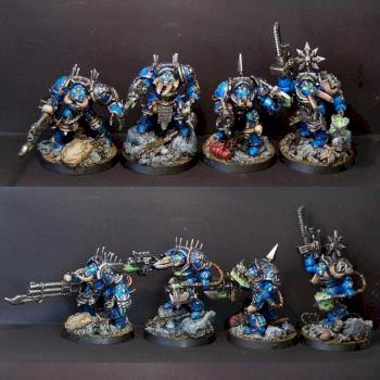 Alpha Legion Terminators by Xcorac