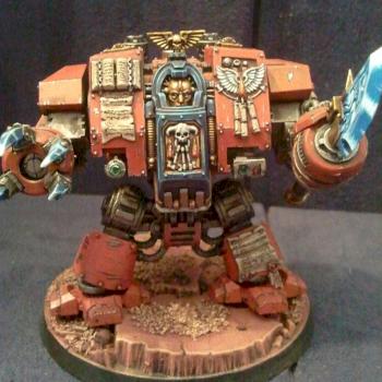 Blood Angels Dreadnought Librarian by Loken