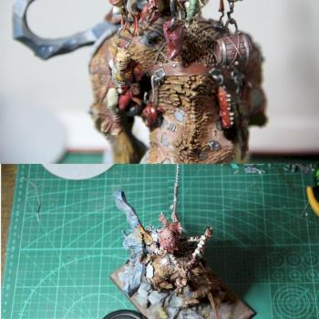Ogre Kingdoms Stonehorn by Neoxronin