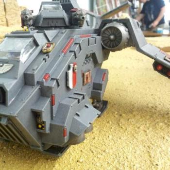 Grey Knight Storm Raven by tchicken