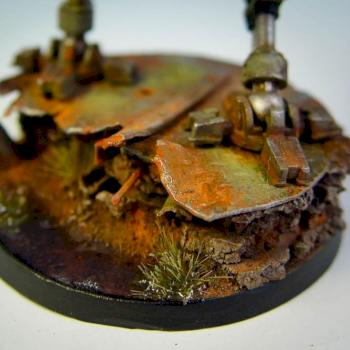 Armoured Imperial Guard Cadian Sentinel by greeble