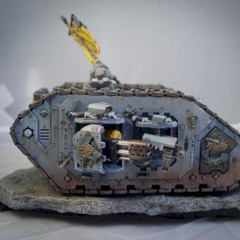 Space Wolves Land Raider by greeble