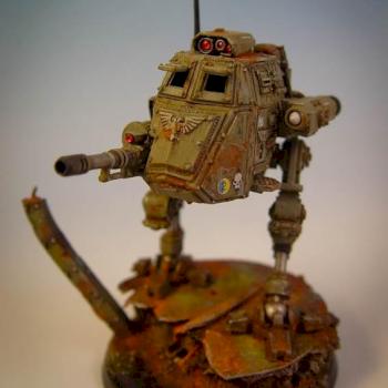 Armoured Imperial Guard Cadian Sentinel by greeble