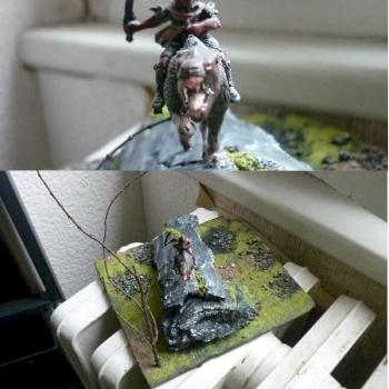 Diorama: Warg rider by Dewey
