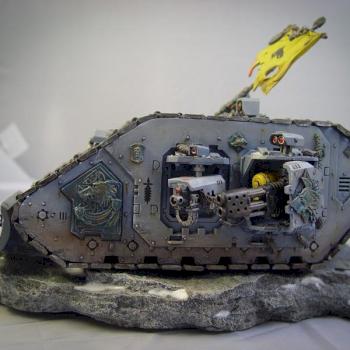 Space Wolves Land Raider by greeble