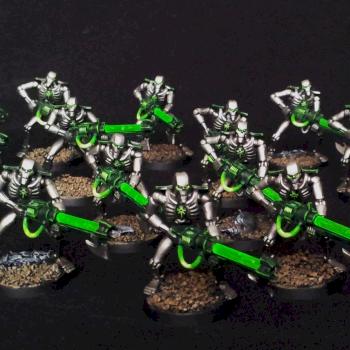 Necron warriors by D3ad aga1n
