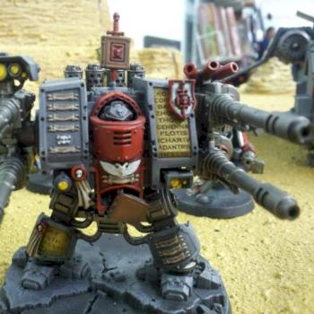 Grey Knight Dreadnaught by tchicken