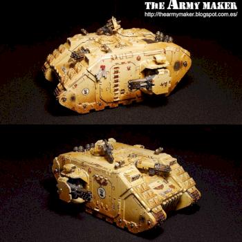 Imperial fists Land Raider by TheArmyMaker