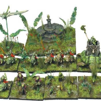 15mm Lizardman Hordes of the Things Army by AndyT