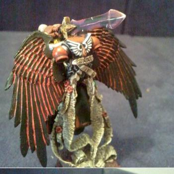 Mephiston with wings of Sanguinius power Conversion by Loken