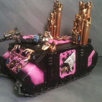 Emperors Children Chaos Space Marines Rhino of Slaanesh by carinae986