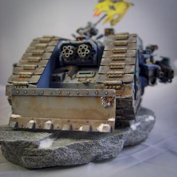 Space Wolves Land Raider by greeble