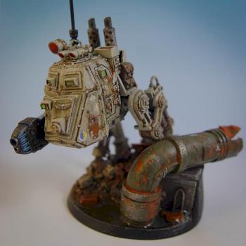 Armoured Imperial Guard Krieg Sentinel by greeble