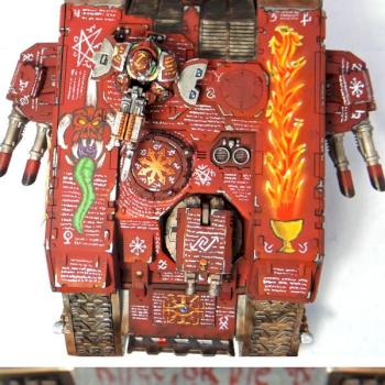 Word Bearers Land Raider by MadGrakk