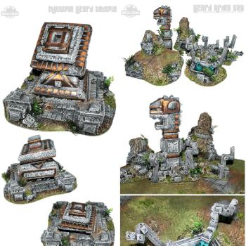 LIZARD ARMY SET + MULTIPLE TEMPLE by studiolevel