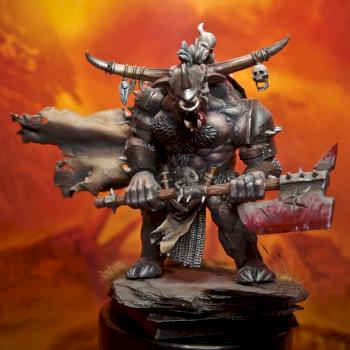 Beastmen Doombull by ajminis