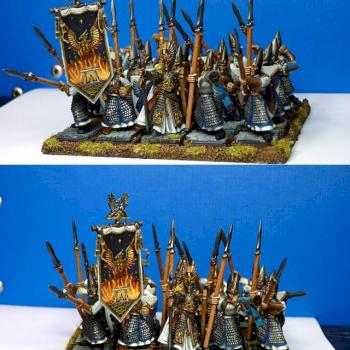 elf spearmen unit 2 by EjercitoElfo
