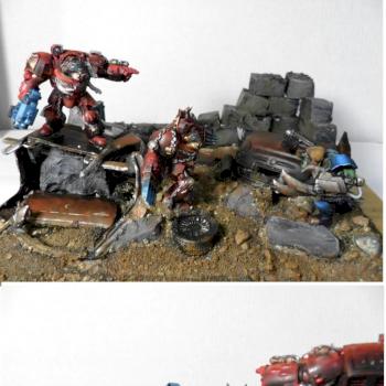 diorama - space hulk - the dangers of the wasteland of the Mojave by brl81