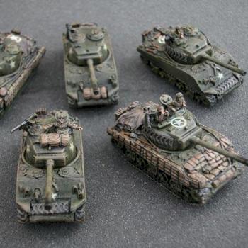 US M4 Shermans by AndyT