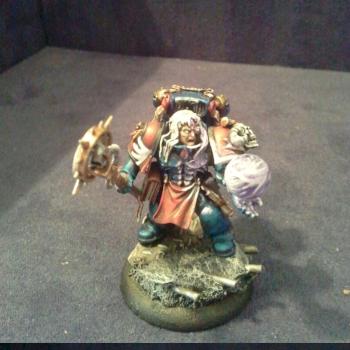 Blood Angels Librarian Commander Conversion by Loken
